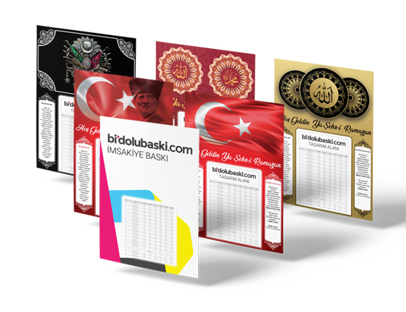 2025 İmsakiye Baskı Bidolubaskı'da