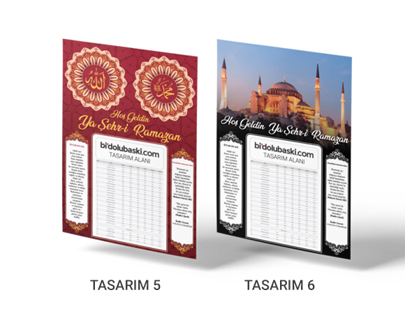 2025 İmsakiye Baskı Bidolubaskı'da