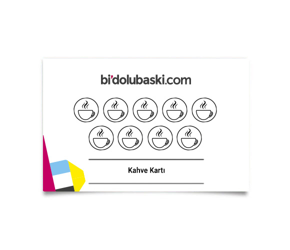 Sadakat Kartı Baskı Bidolubaskı'da