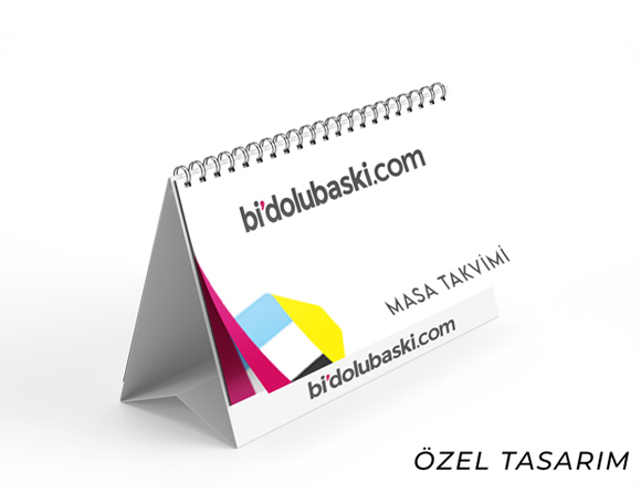 Spiralli Masa Takvimi Online Siparişle Bidolubaskı'da