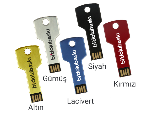 Anahtar USB Bellek Baskı Online Siparişle Bidolubaskı'da