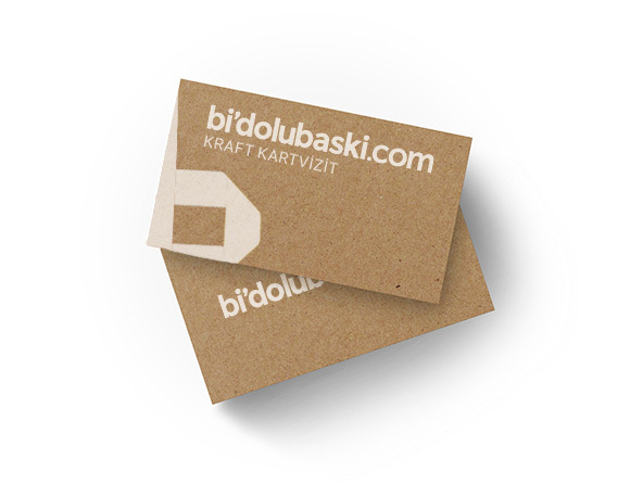 Ekspres Kraft Kartvizit Bidolubaskı'da!