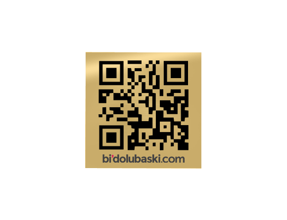 Metal QR Kod Menü Bidolubaskı'da!