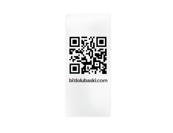 Metal QR Kod Menü Bidolubaskı'da!