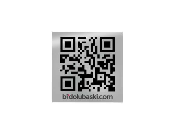 Metal QR Kod Menü Bidolubaskı'da!