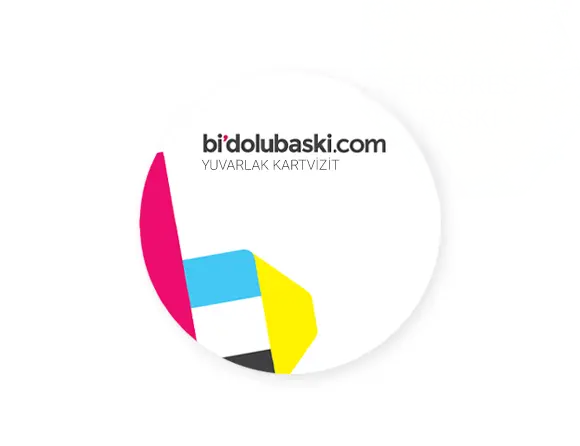Ekspres Yuvarlak Kartvizit Bidolubaskı'da!