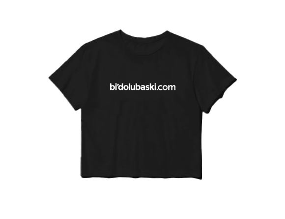 Crop Top Tişört Bidolubaskı'da!