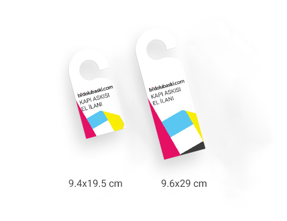 Kapı Askısı El İlanı Baskı Bidolubaski.com'da